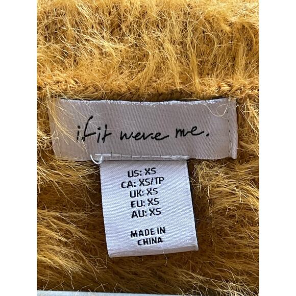 If It Were Me Womens XS Sweater Long Sleeve Pullover - Picture 7 of 7